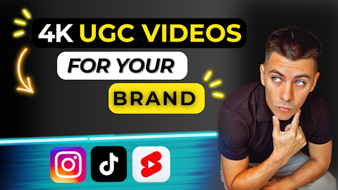 Gig Preview - Prepare your best ugc videos to boost your sales