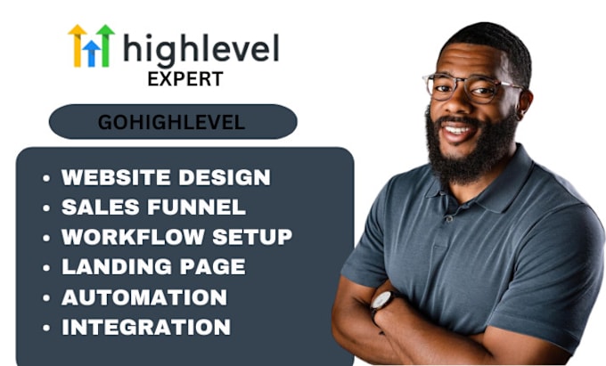 Gig Preview - Gohighlevel landing page gohighlevel website gohighlevel sales funnel ghl expert