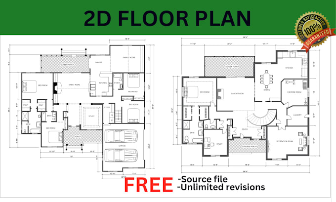 Gig Preview - Draw fast architectural 2d floor plans on autocad