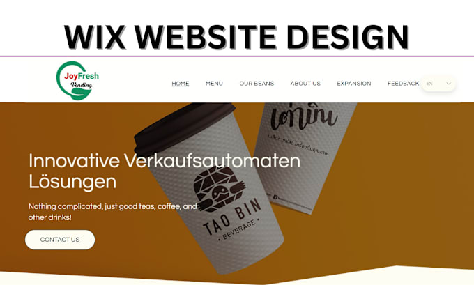 Gig Preview - Design wix website wix studio website redesign wix