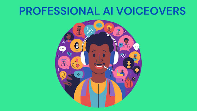 Gig Preview - Create or clone professional male and female human like ai voiceovers