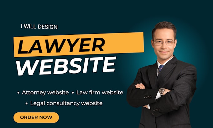 Gig Preview - Build lawyer, law firm, notary, attorney, SEO, legal, booking wordpress website