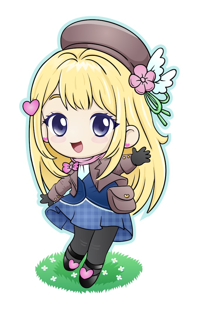 Gig Preview - Create cute chibi anime manga character