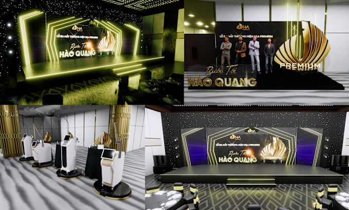 Bestseller - create an event design and 3d render it