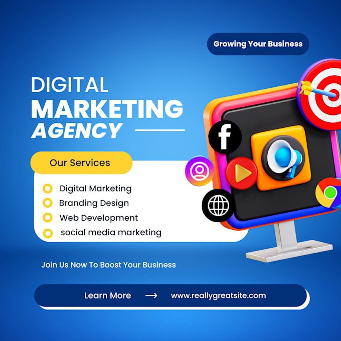 Gig Preview - Create digital marketing agency