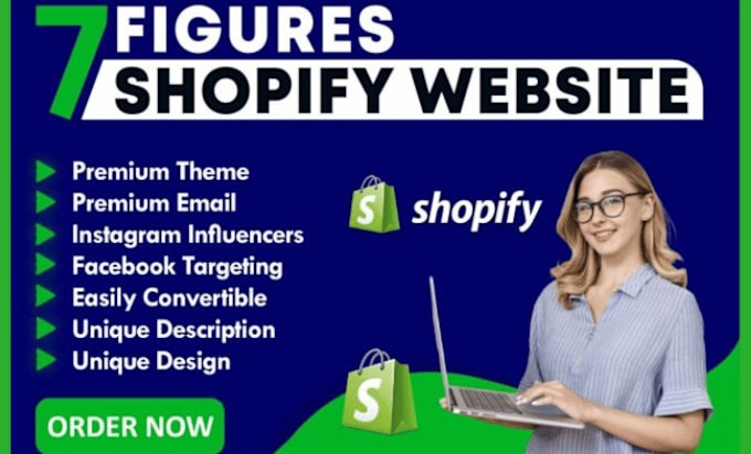 Gig Preview - Build, design, and redesign shopify ecommerce websites