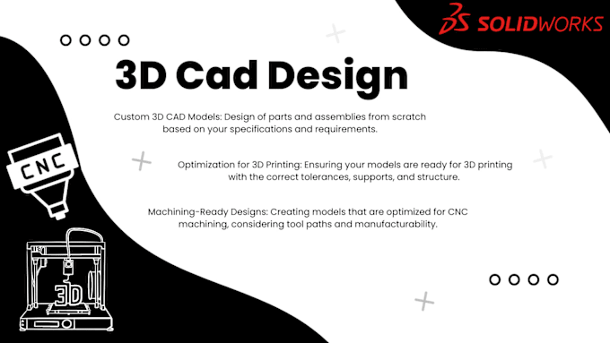 Bestseller - do 3d cad design for 3d printing and machining