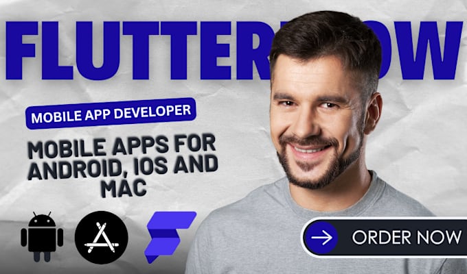 Gig Preview - Flutterflow flutter developer firebase mobile app bubble mvp web app saas