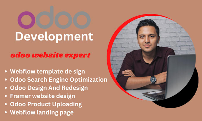 Bestseller - design, redesign, edit, revamp, customize, setup odoo website and odoo ecommerce