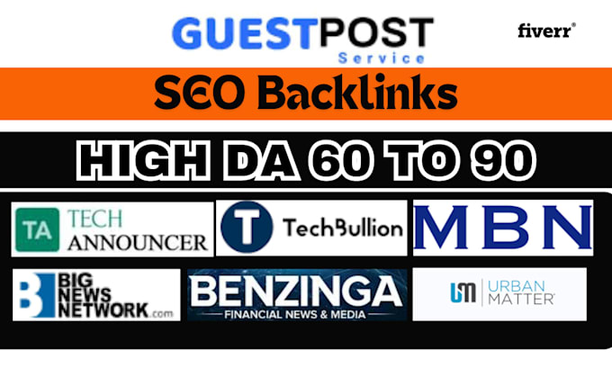 Gig Preview - Do guest posting service on techannouncer,  techbullion and bignewsnetwork