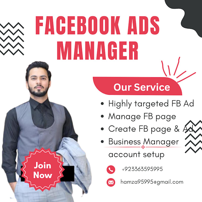 Gig Preview - Manage fb ads manager to run facebook ads campaign