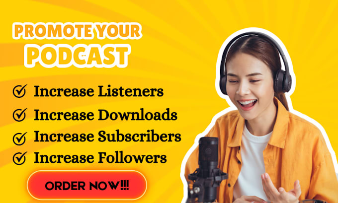 Bestseller - do promote your podcast to help increase real audience