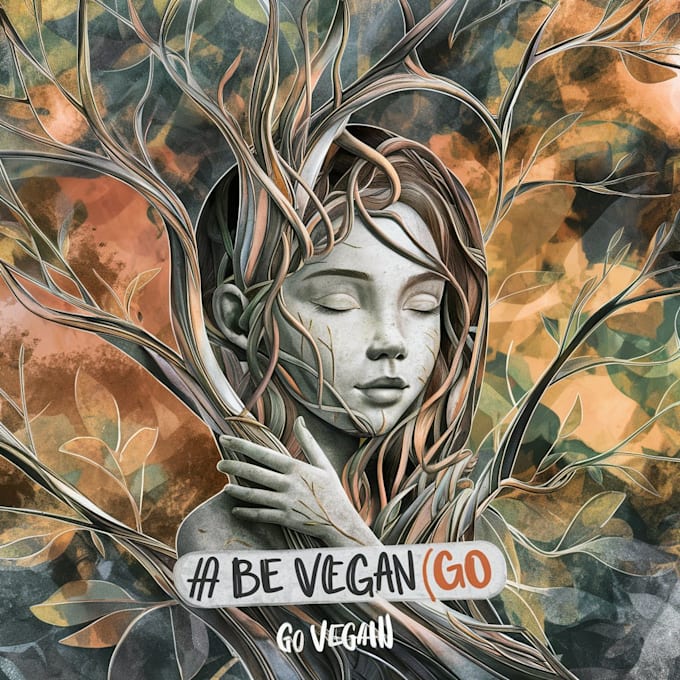 Gig Preview - Vegan t shirt designer for nature