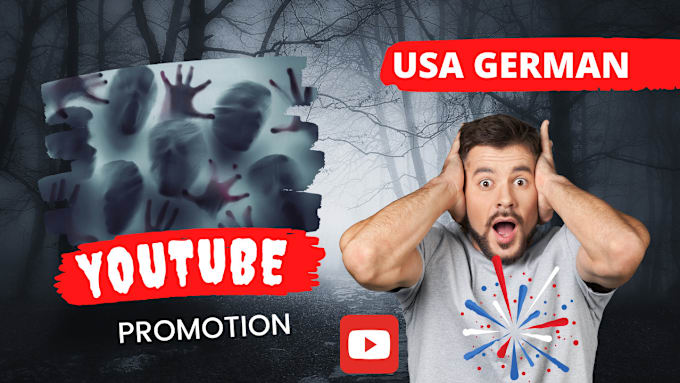 Gig Preview - Do USA youtube channel video promotion, usa yt seo german yt to boost engagement