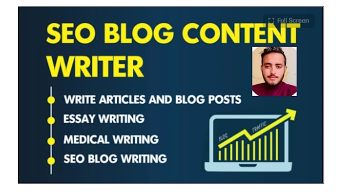 Gig Preview - Write your blog post, article or website content