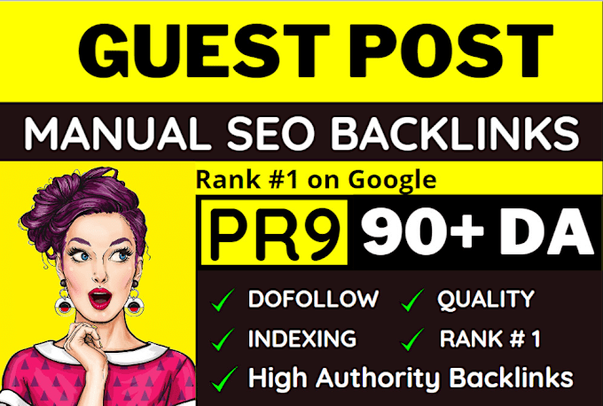 Gig Preview - Do 15 best guest post service for high da backlinks