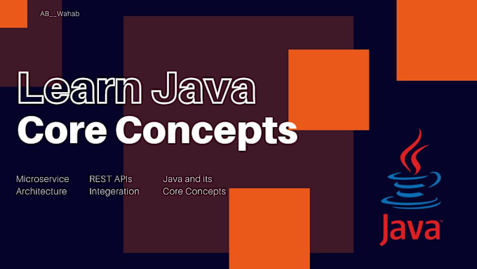 Gig Preview - Be your java tutor and coding problem solver