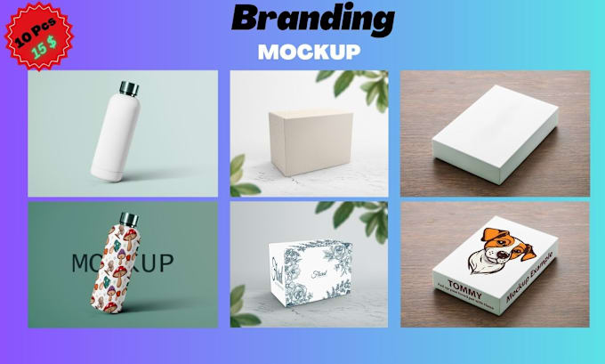 Gig Preview - Mockup realistic branding products for marketings