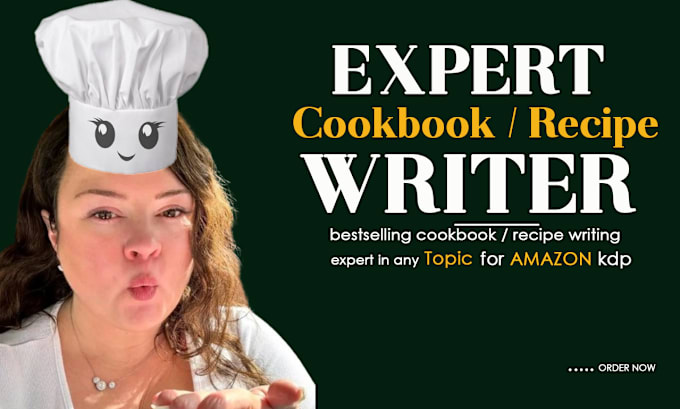 Gig Preview - Write captivating recipes for recipe book, cookbook, cooking, ebook