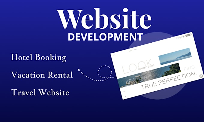 Gig Preview - Develop hotel booking, vacation rental, and travel website