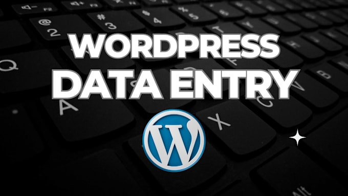 Gig Preview - Do wordpress content uploads and data entry, woocommerce product listings