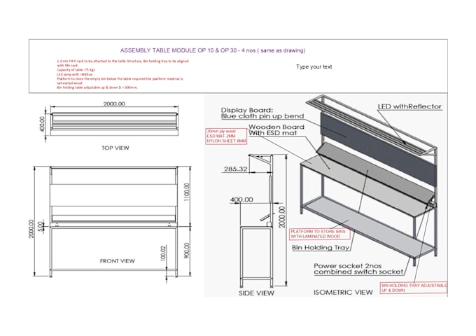 Gig Preview - Create 2d and isometric drawings for manufacturing