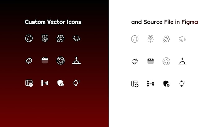 Gig Preview - Design ultra crisp custom vector line icons