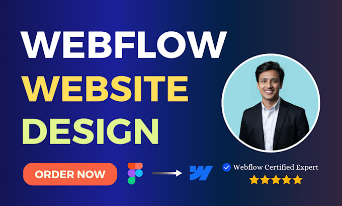 Bestseller - design or develop animated webflow website, figma to webflow site expert