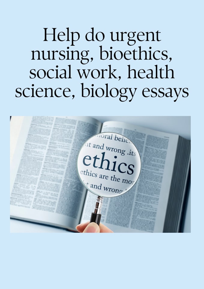 Bestseller - do urgent nursing, bioethics, social work, health science, biology essays