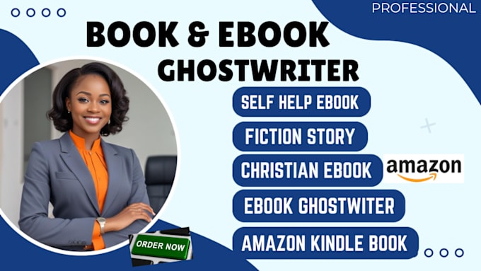 Gig Preview - Ghostwrite ebook self help book christian ebook writer amazon kindle book writer