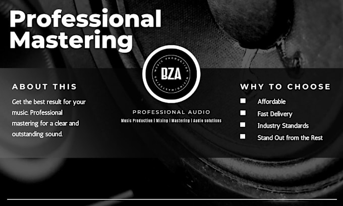 Gig Preview - Professionally master your song, ep, album  to industrial standards quality