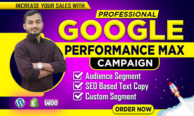 Gig Preview - Setup top google shopping performance max campaign with pmax ads