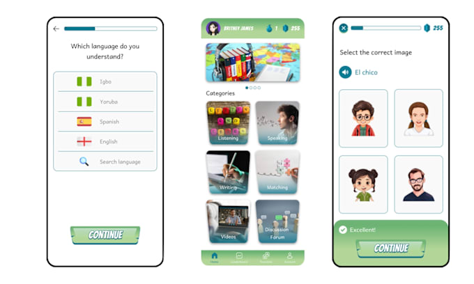 Gig Preview - Develop kid learning app ai learning app educational app kid learning game