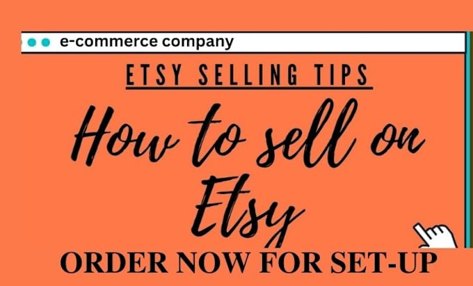 Gig Preview - Do esty store set up ecommerce print on demand store product