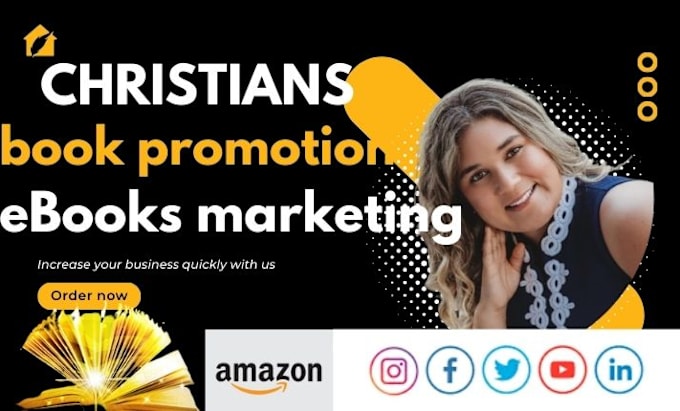 Gig Preview - Organic amazon kindle book christian book promotion ebook marketing