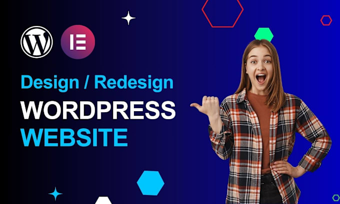 Gig Preview - Design website or revamp or redesign wordpress website