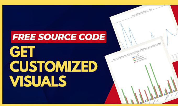 Gig Preview - Build or animate graphs, bars and charts with source code