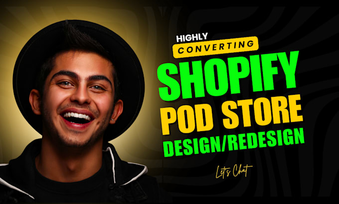 Gig Preview - Build shopify print on demand store, shopify website design or redesign