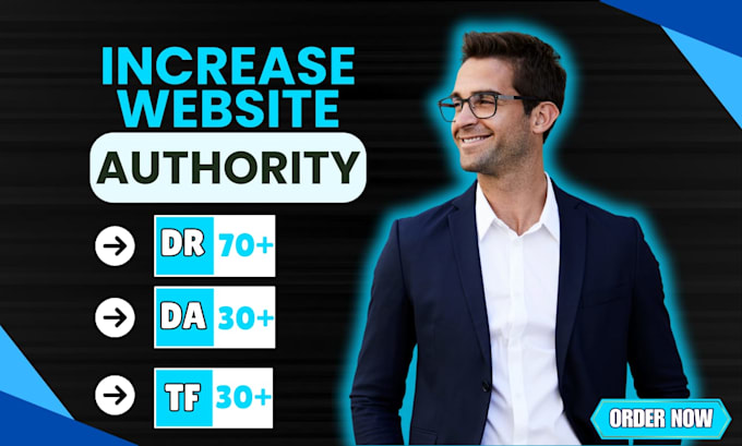 Gig Preview - Increase domain rating ahrefs DR and moz da or tf 30