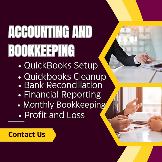 Gig Preview - Do quickbooks online clean up, setup, bank reconciliation as virtual bookkeeper