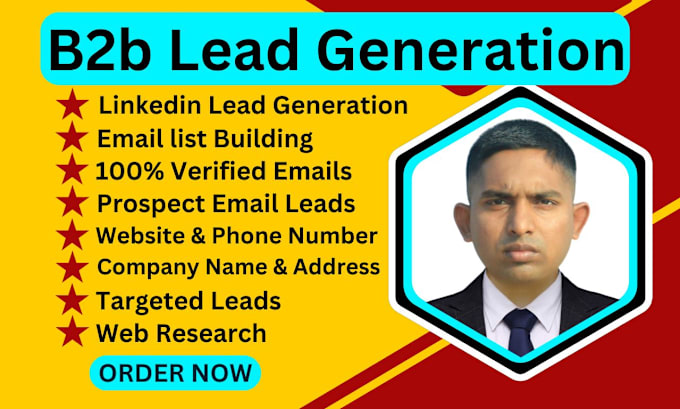 Gig Preview - Do fastest email list building contact list fastest b2b lead generation