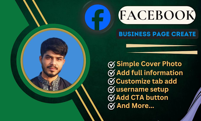 Gig Preview - Create a full up facebook business page and fb fan page