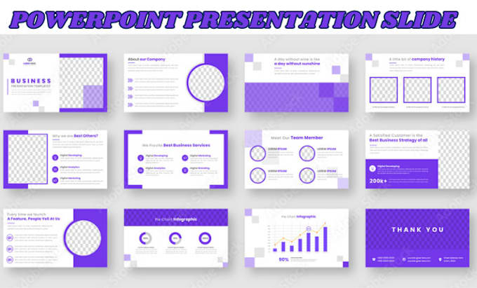 Gig Preview - Design powerpoint presentation, powerpoint templates, google slides, pitch deck