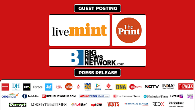 Gig Preview - Do guest posting, press release on livemint, the print and big news network