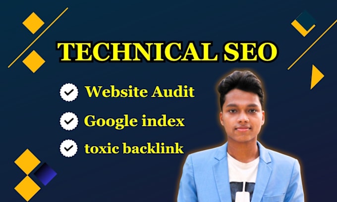 Gig Preview - Technical seo website audit fix google indexing issue disavow toxic backlink