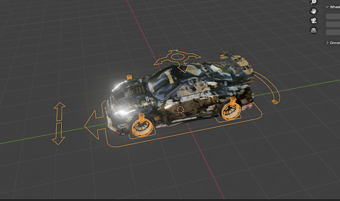 Gig Preview - Rig your cars and vehicles in blender, compatible with unity