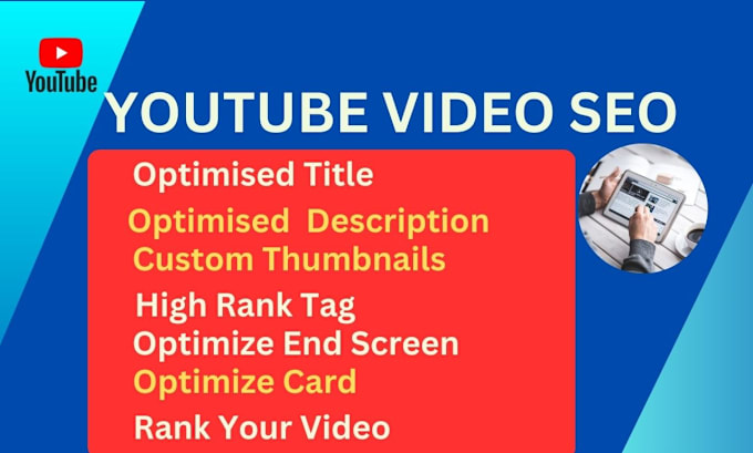 Gig Preview - Best youtube video SEO expert optimization for top ranking