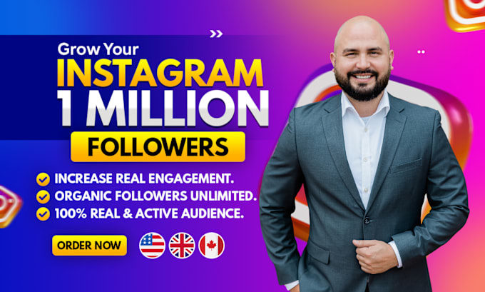 Gig Preview - Do super fast instagram marketing, manage and grow organic followers