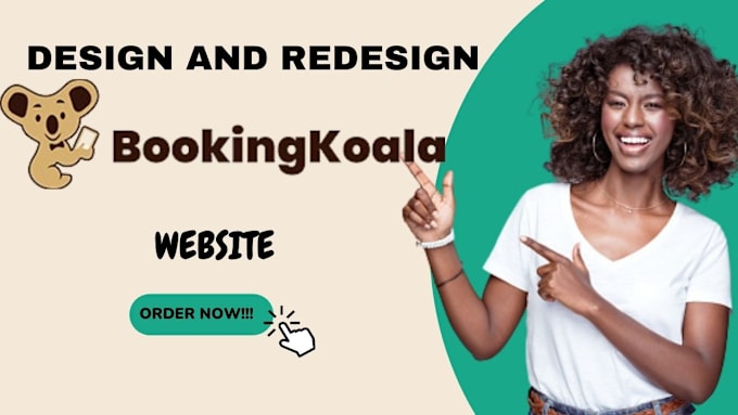 Gig Preview - Booking koala website booking koala cleaning website booking koala website