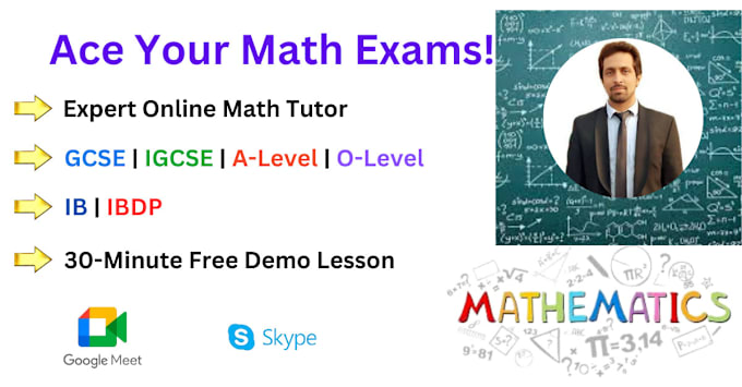 Gig Preview - Be your online math tutor for gcse, igcse, and a level